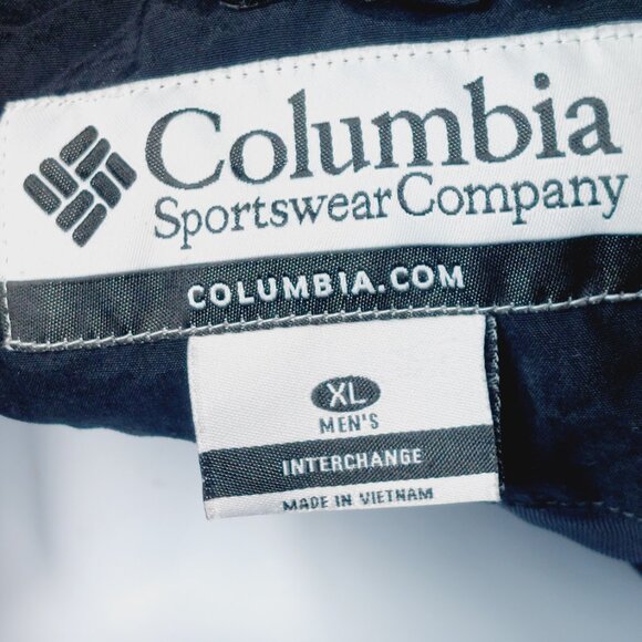 Columbia Men's Black Omni-Heat Interchange Whirlibird Windbreaker Jacket Size XL - Picture 11 of 13